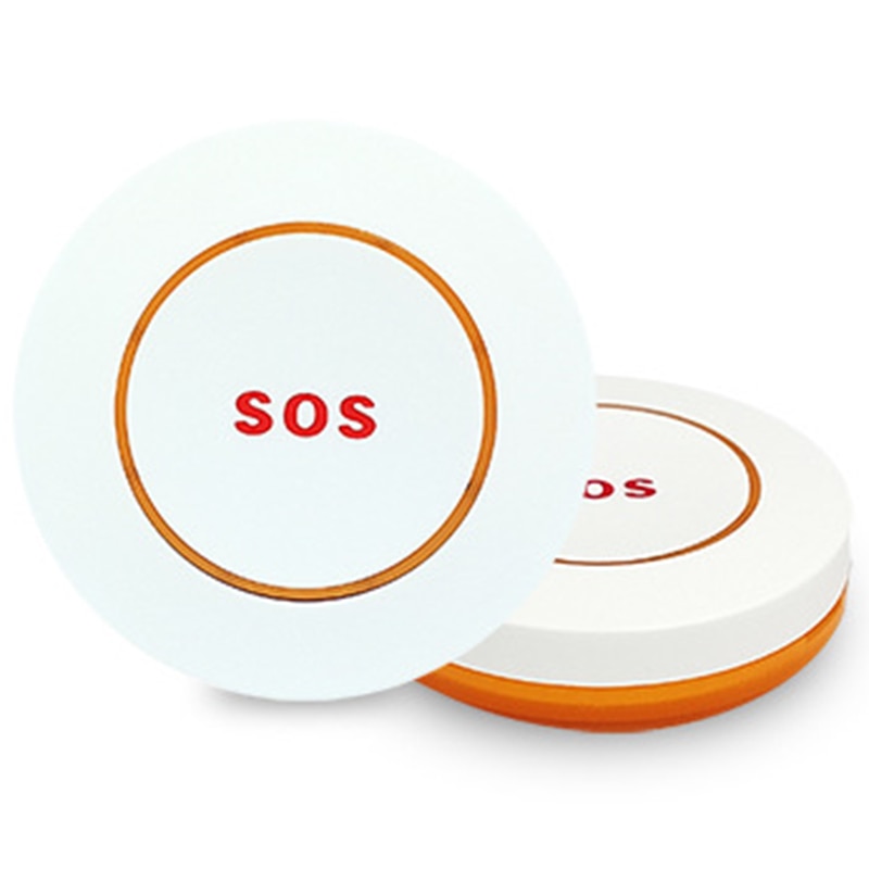 MOOL 2Pcs Wireless SOS Button Emergency Button for Help Gsm Alarm System SOS Button for Emergency: Default Title