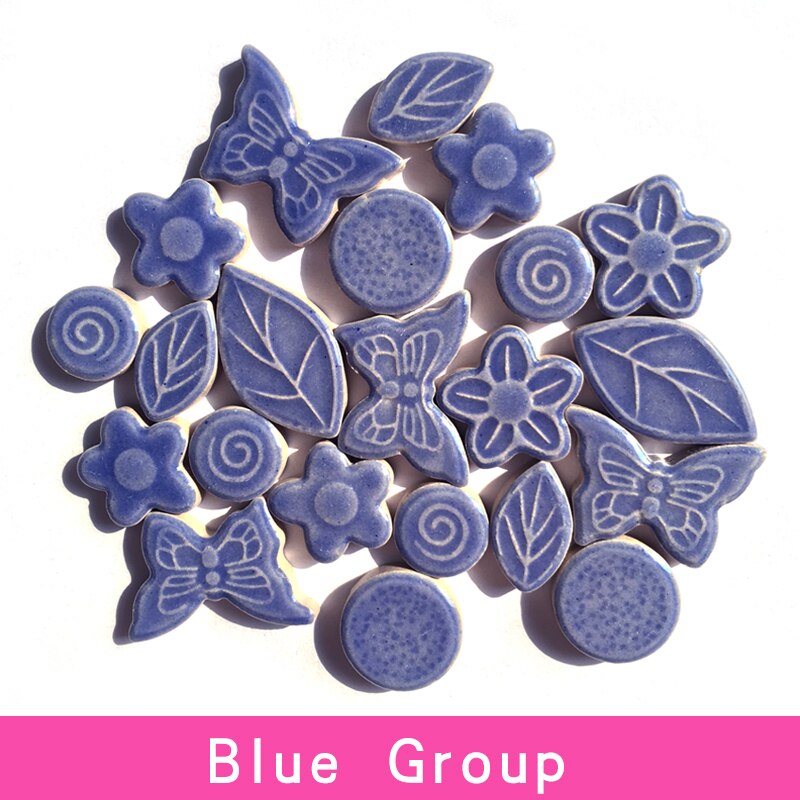 Butterfly Moon Star Ceramic Mosaic