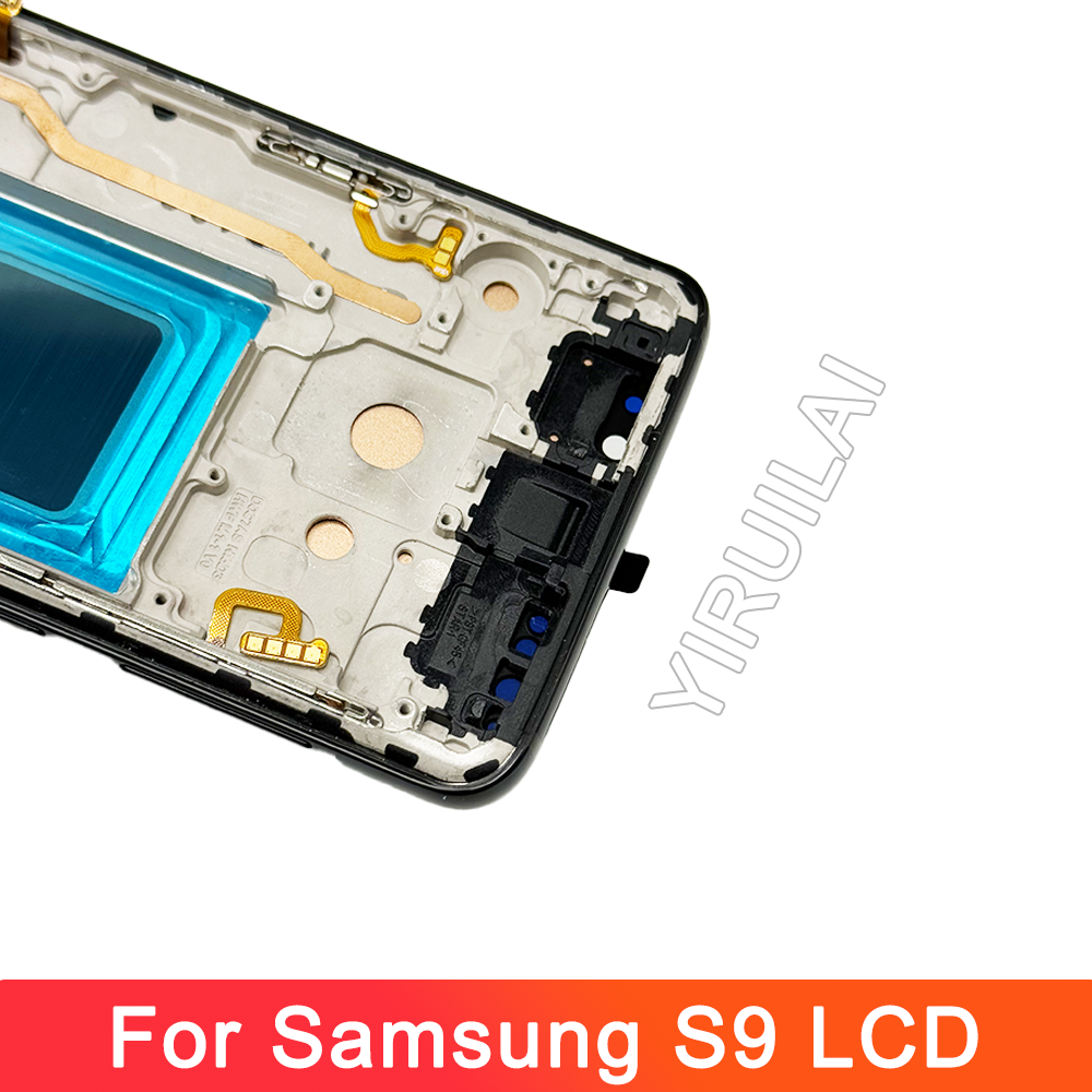 100% Tested Display For Samsung Galaxy S9 LCD With Digitizer Touch Screen Assembly SM-G960FD S9 G960 LCD with Frame Replacement