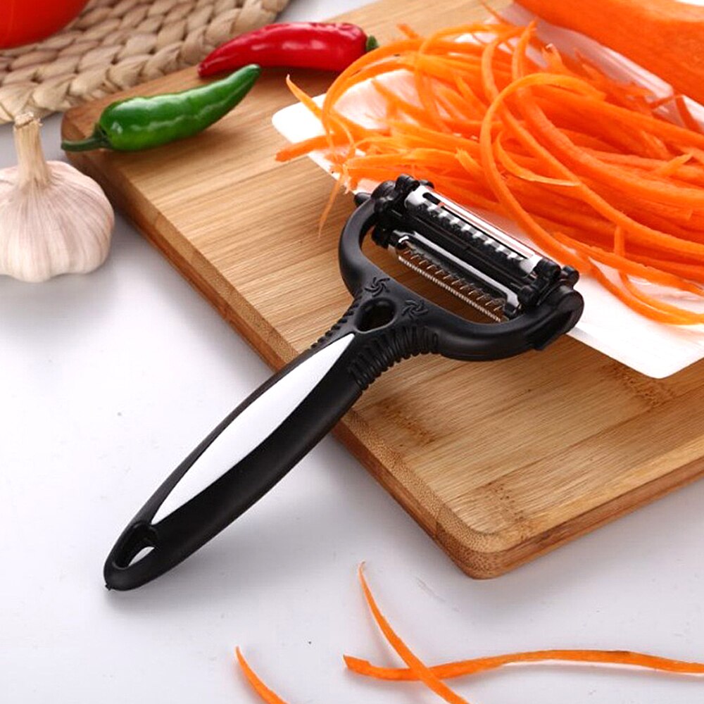 Multifunctional 360 Degree Rotary Kitchen Tool Vegetable Fruit Potato Carrot Peeler Grater Turnip Cutter Slicer Melon Gadget
