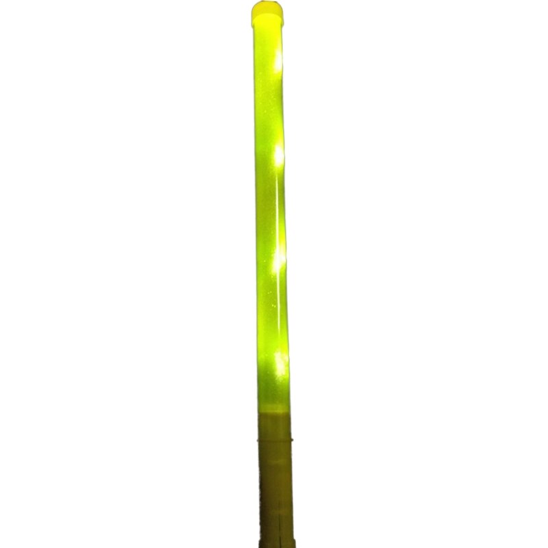 30/50 Stuks Light-Up Foam Sticks Led Zachte Batons Rally Rave Glow Wands Multicolor Cheer Knipperende Buis Concert Voor festivals Party: YELLOW