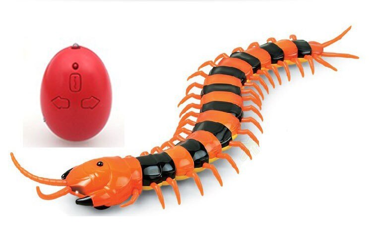 [Grappige] Elektronische Huisdier Afstandsbediening Simulatie Giant Ir Rc Scolopendra Duizendpoot Tricky Prank Scary Robot Insect Speelgoed