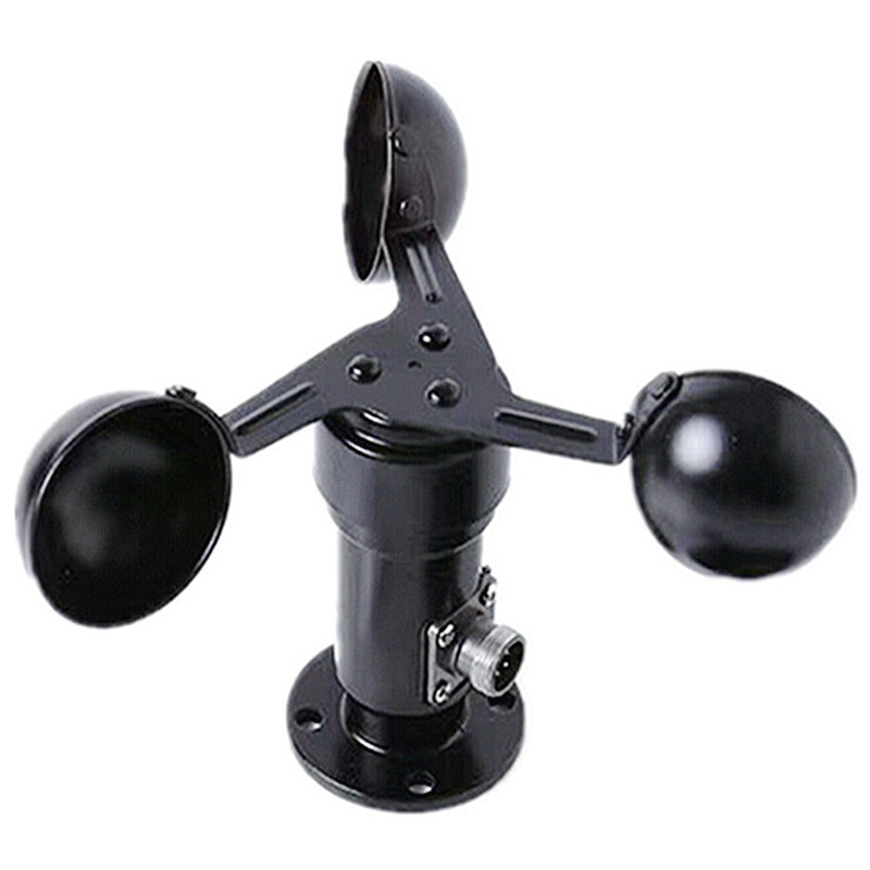 Pulse Signal Wind Sensor Digital Anemometer Pulse Signal Output Aluminum Alloy Wind Speed Sensor Anemometer Anemometer: Default Title