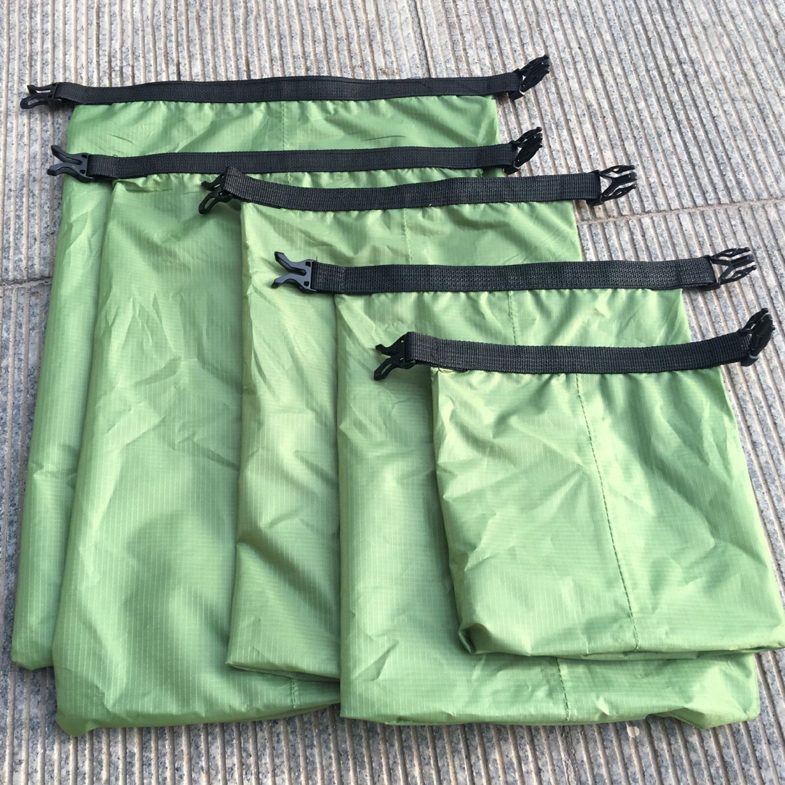 5 Pcs/Set Outdoor Swimming Waterproof Bag Camping Rafting Storage Dry Bags