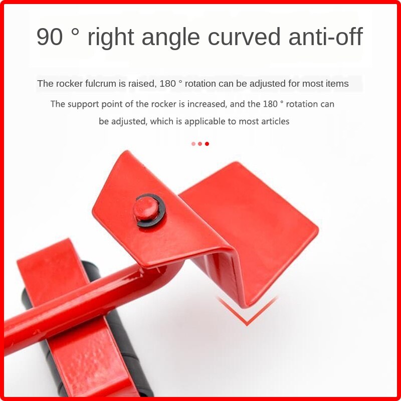 Moving Artifact Heavy Object Furniture Moving Device Universal Wheel Pulley Moving Object Moving Bed Heavy Handbarrow