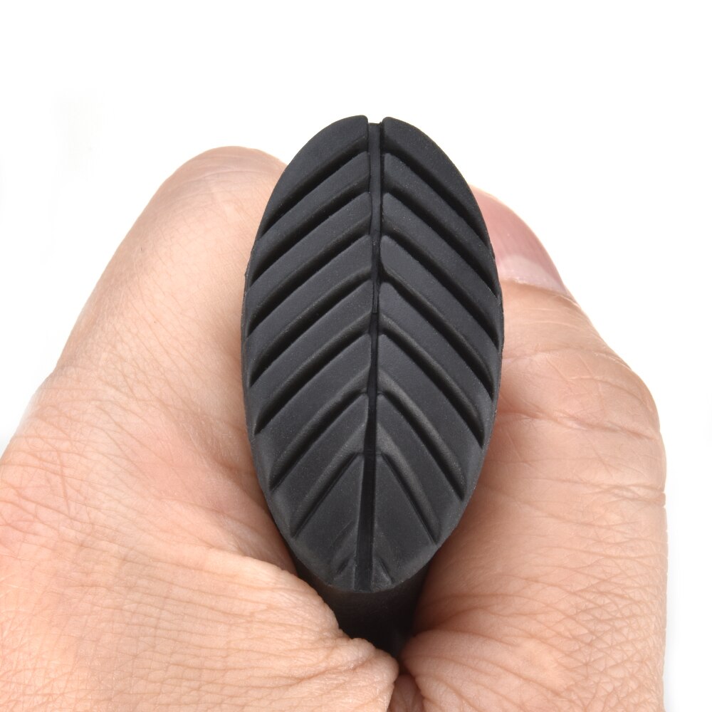 Nordic walking pole trekking pole tip beskyttere 12 stykker  / 6 par gummipuder buffer udskiftning tip til vandrestok