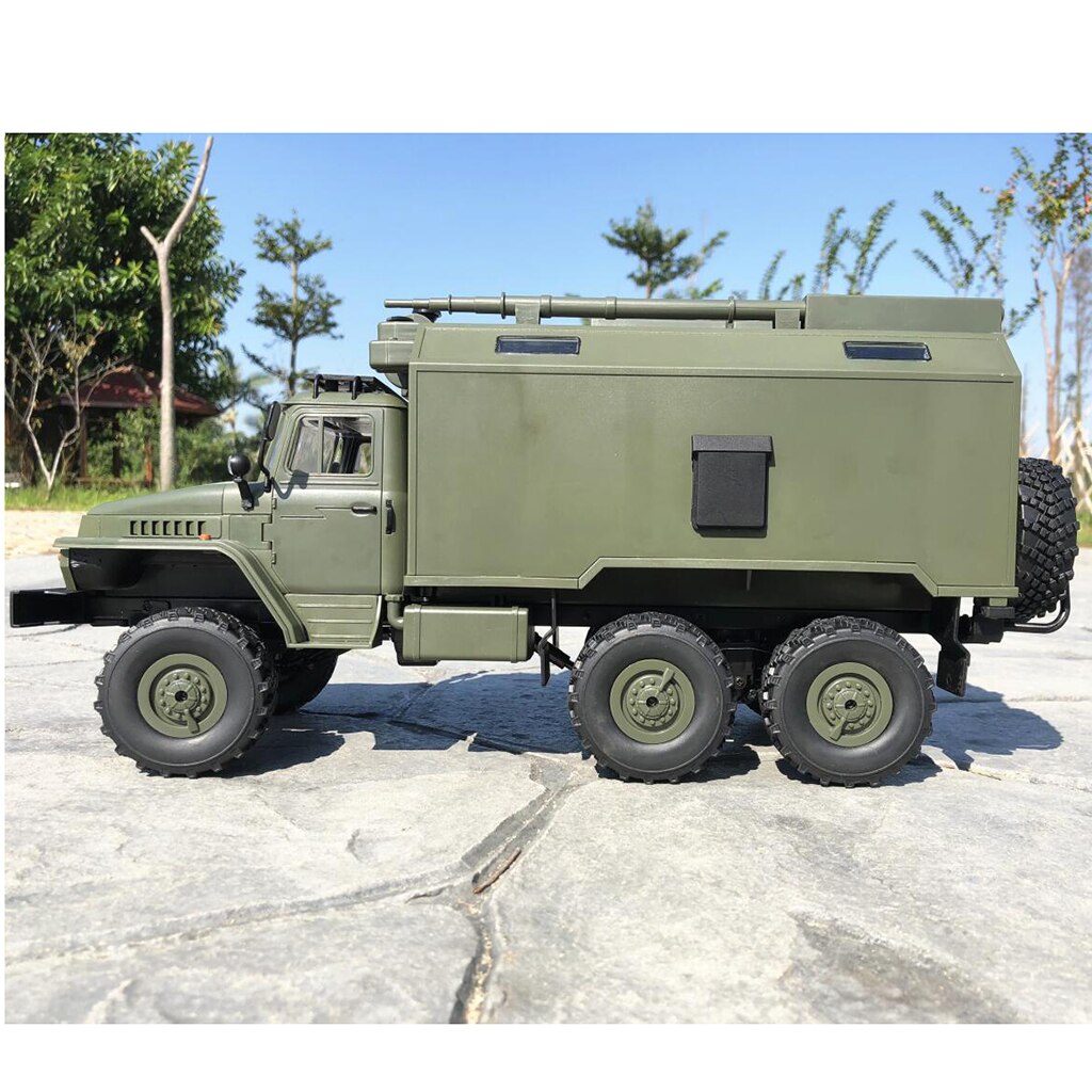 6WD Wpl B36 Afstandsbediening Vrachtwagen Diy Rc Model Speelgoed Auto Legergroen