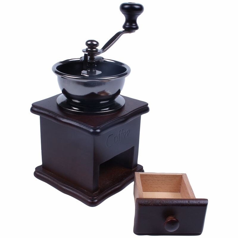 Mini Houten Koffieboon Spice Vintage Stijl Handslijpmachine