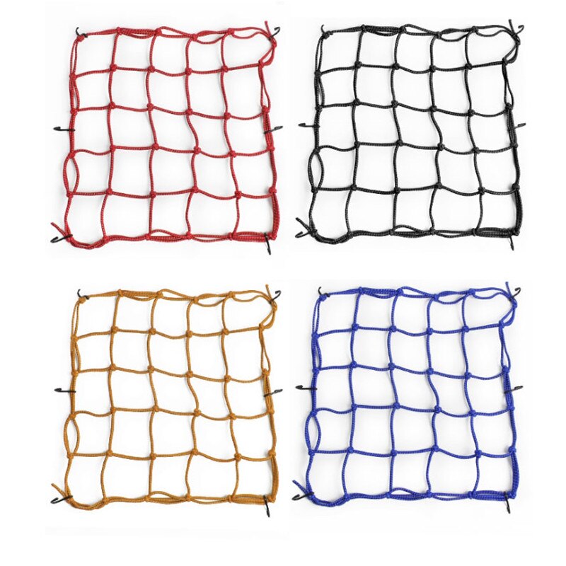 Motorcycle Binding Belt Mesh Rope Hook Elastic Elastic Rope Multipurpose Motorbike Luggage Net Helmet Net Pocket