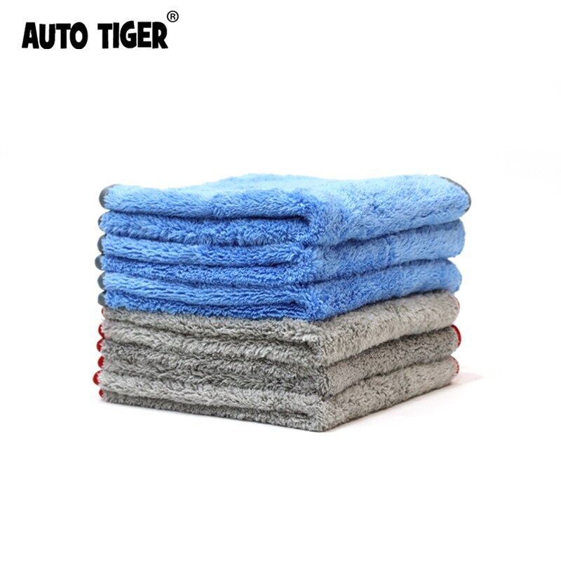 AUTO tigre de lana de Coral toalla para limpieza de coche detallado de coches secado Toalla de microfibra de tela lavadora automática toallas