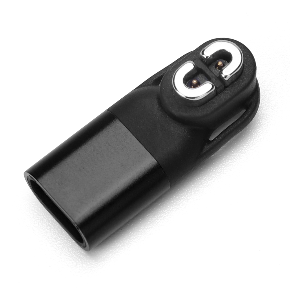 Adaptador de cargador de reloj Micro tipo C con curva de 90 grados para AfterShokz Aeropex AS800/AS803, convertidor de carga de reloj: Verde oliva