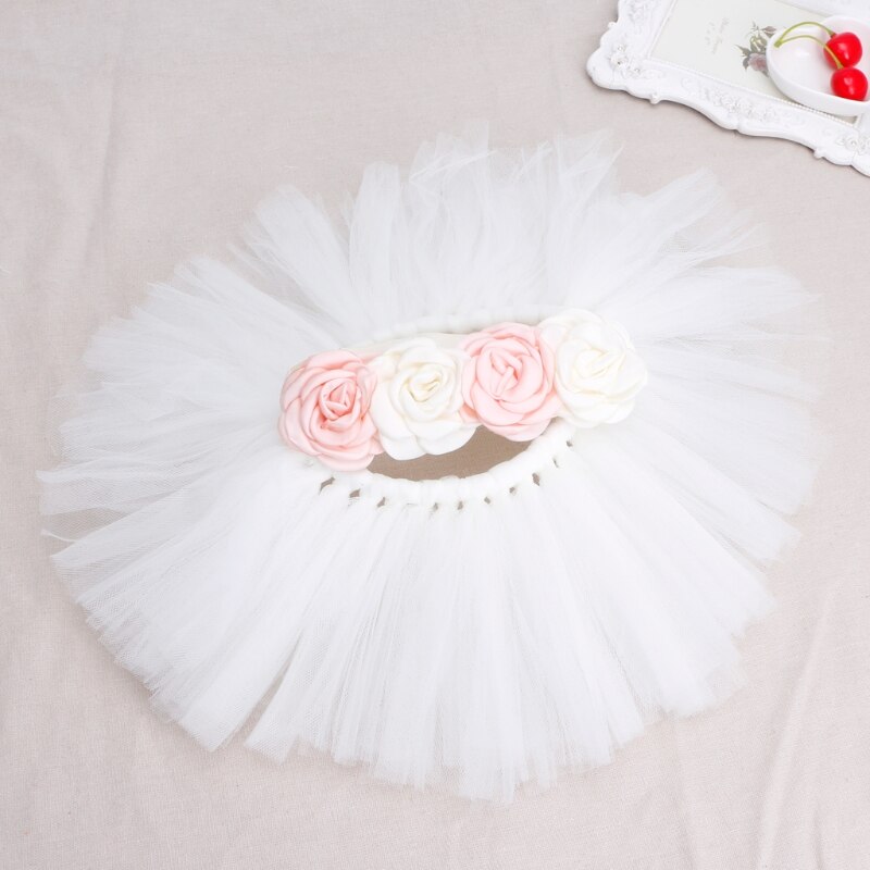 Newborn Photography Props Infant Costume Outfit Princess Baby Tutu Skirt GXMB