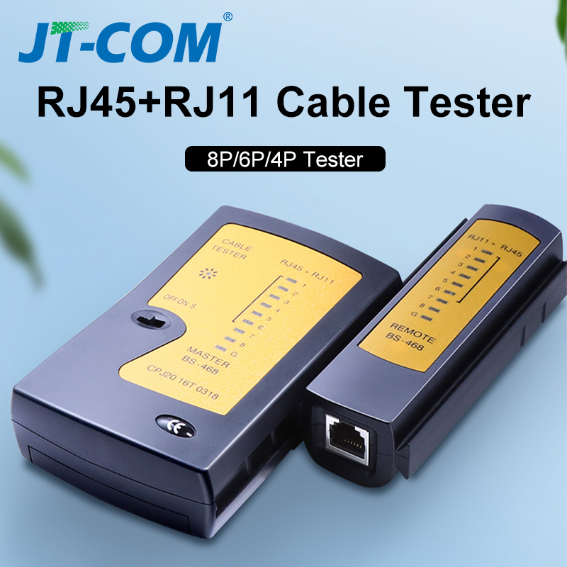 RJ45 RJ11 RJ12 Tester per cavi di rete CAT5 UTP Tester per cavi LAN cavo di rete rilevatore di linee telefoniche strumento di localizzazione Test remoto