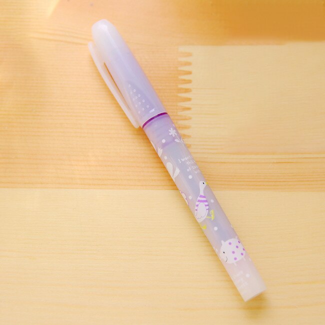 1 Uds. Rotuladores fluorescentes con aroma a fruta, rotuladores fluorescentes: Purple