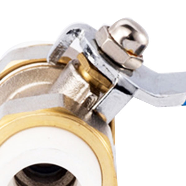 Brass PPR Ball Valve Heat Fusion Plumbing Fitting Double Union Socket Live Connect DN20