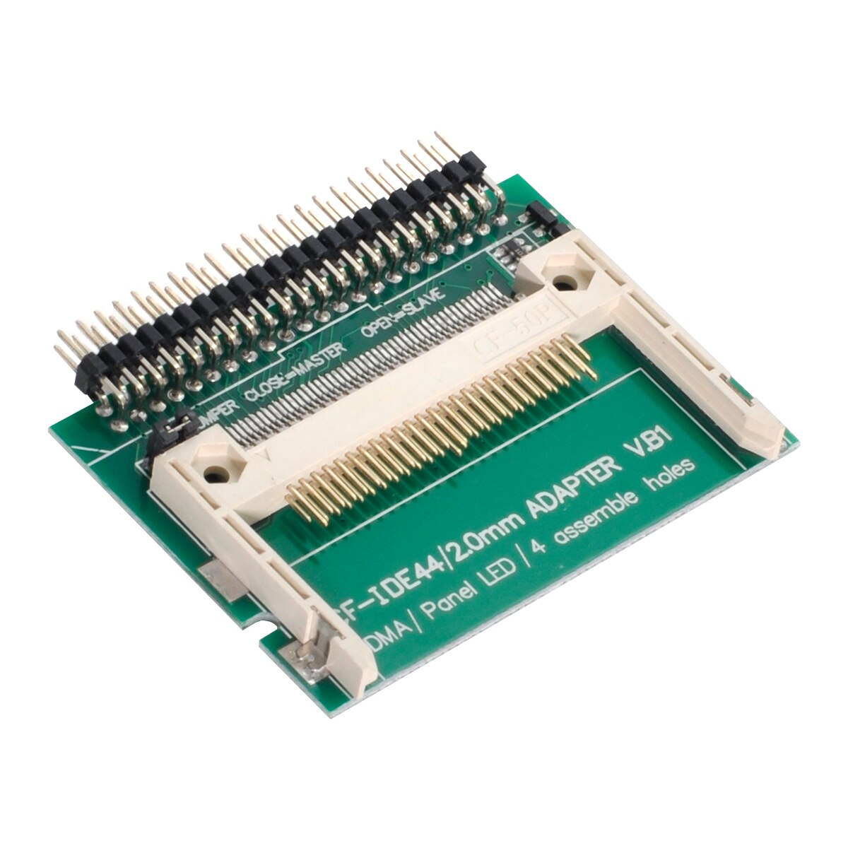 Cablecc Cf Compact Flash Merory Card Laptop 2.5 "44 Pins Male Ide Harde Schijf Hdd Ssd Adapter