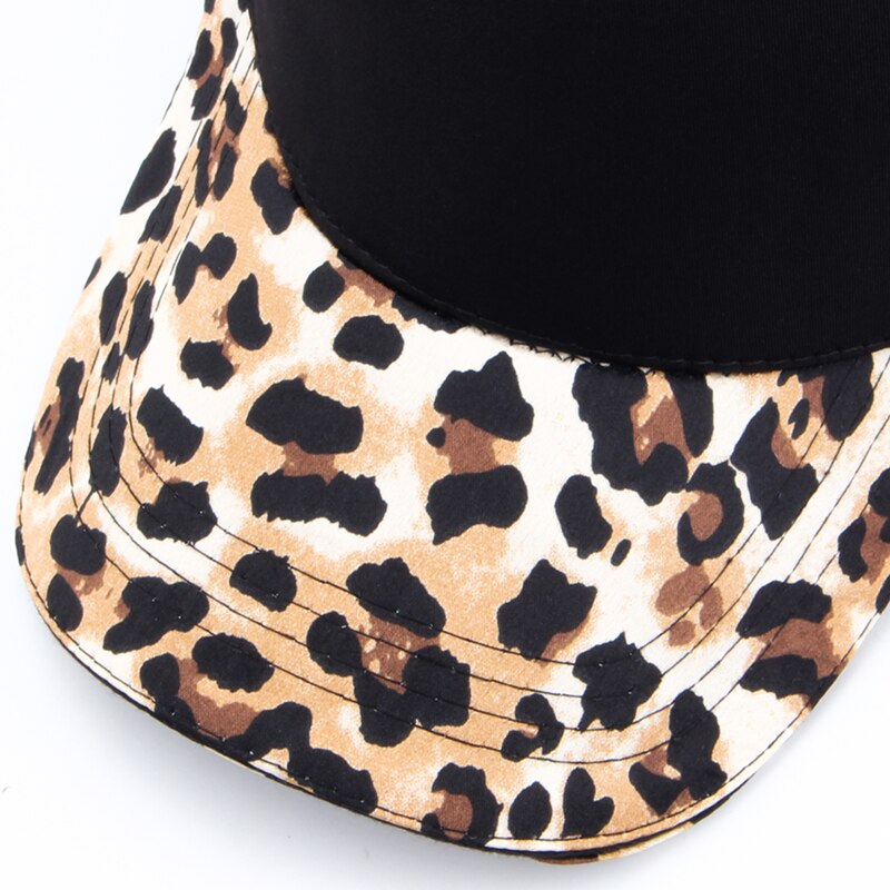 CNTANG Frauen Leopard drucken Baseball Kappe Hüfte hüpfen Kappen lässig Weibliche Hütte Snapback Für frauen Mädchen gorras
