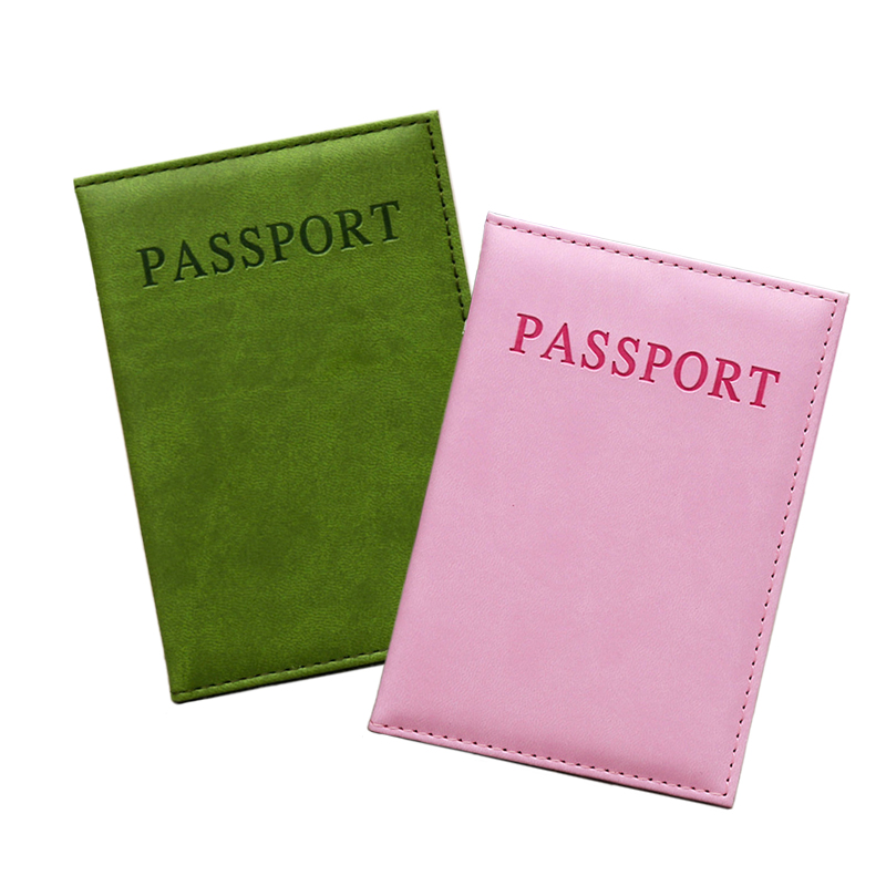 2022 1Pc Pu Vrouwen Paspoorthouder Paar Modellen Meisjes Reizen Paspoort Cover Unisex Kaart Case Man kaarthouder