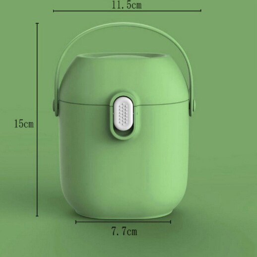 Portable Baby Food Storage Box Essential Cereal Cartoon Infant Milk Powder Box Fruit Snacks Feeding Food Storage Container Box: 4