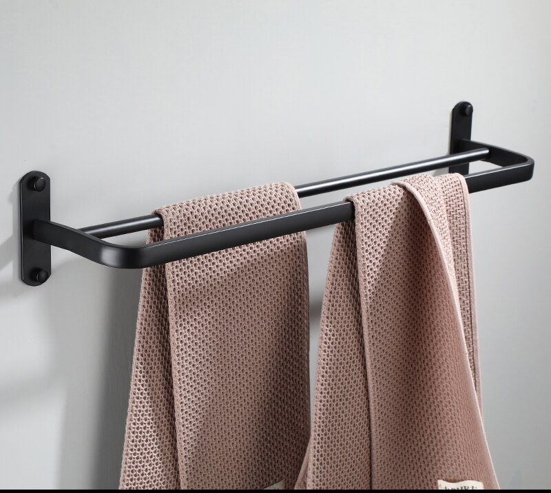 Handdoek Houder Handdoekenrek Handdoekhouder Handdoek Bar 40/50/60 Cm Wall Mounted Aluminium Badkamer Accessoires Handdoek Rail