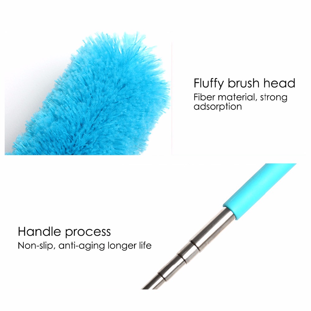 Duster Dust Cleaner Adjustable Stretch Extend Microfiber Feather Duster Furniture Dust Brush Household Cleaning Tools Static