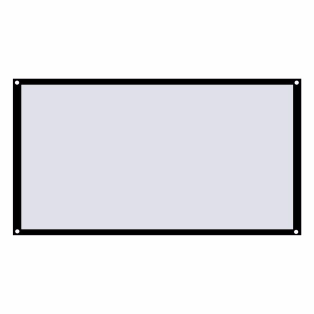 Large Size 16:9 Foldable Home Projection Screen Soft Polyester Film Theater Outdoor Movie Video Screen for Projector
