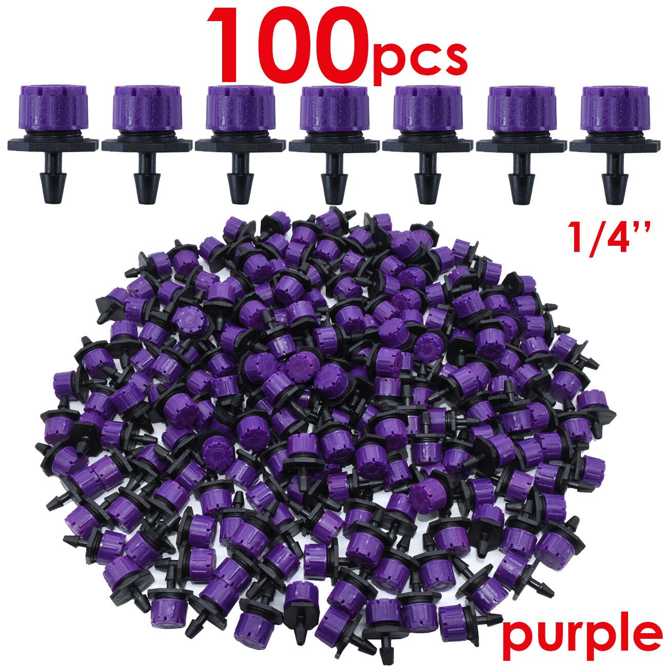 KESLA Garten 30-1000PCS 4/7mm Bewässerung Düse Einstellbar Tropf Bewässerung Sprinkler Emitter Micro Drip Gewächshaus balkon Hof: Dark Khaki