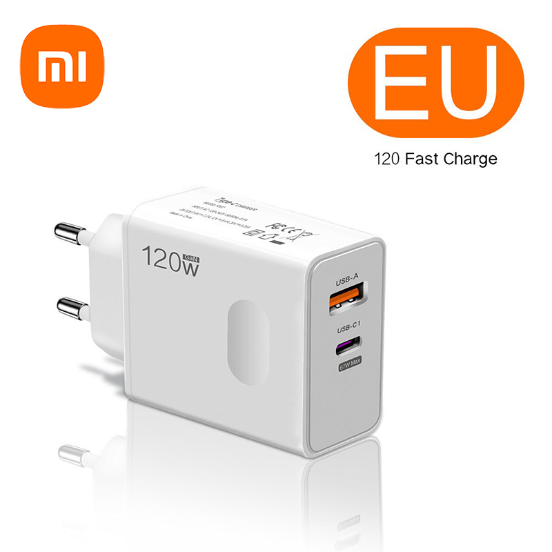Xiaomi 120W Original Ladegerät Turbo Schnelle EU UNS UK Wand Hypercharge Adapter USB 6A Typ C Kabel für Xiaomi 13 12 11 Ultra Redmi: WEISS