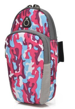 YESETN sac 062416 unisexe femmes hommes sac de voyage sac de téléphone portable sac à main: Camouflage rose