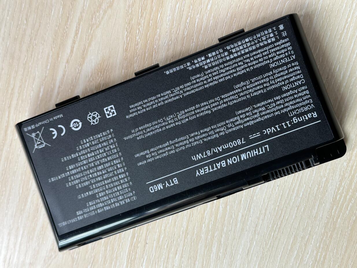 BTY-M6D Laptop Battery for MSI GT60 GT70 GX780R GX680 GX780 GT780R GT660R GT663R GX660 GT680R