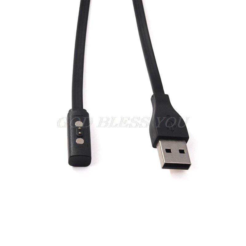 Zwart Usb Charger Charging Cable Voor Pebble Tijd Ronde/Tijd Smart Horloge/Tijd