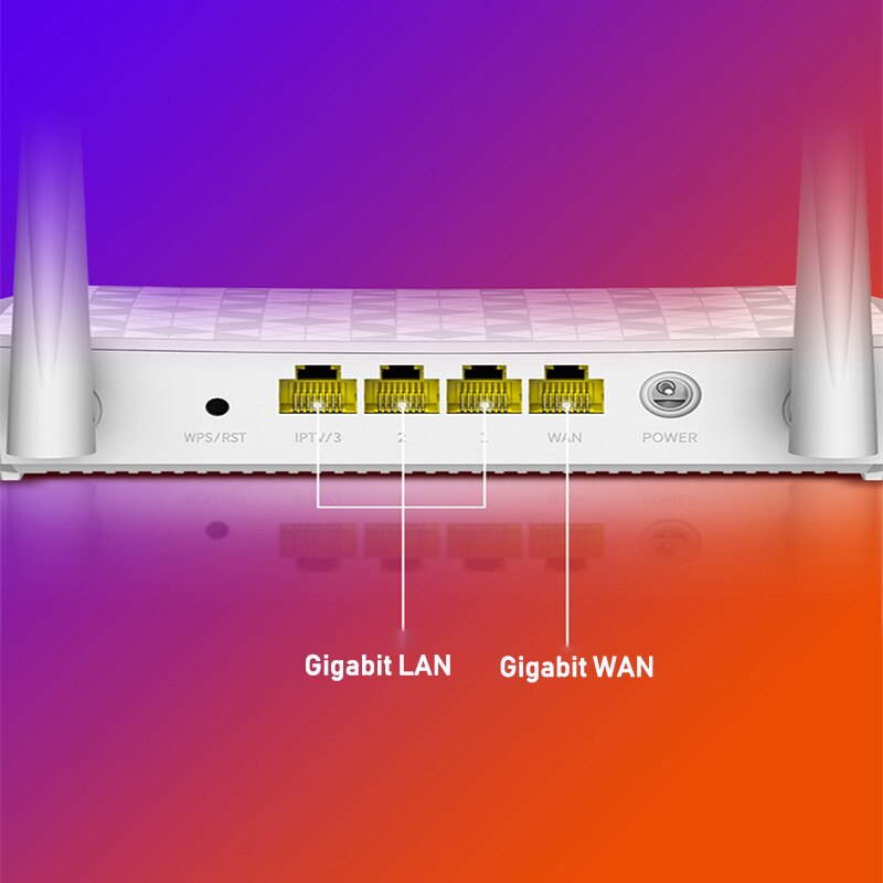 Tenda AC21 AC2100 Gigabit Router 2.4G 5.0Ghz Dual- Band 2033Mbps Wireless Router Wifi Repeater Met 6 * 6dBi Antennes En Firmware