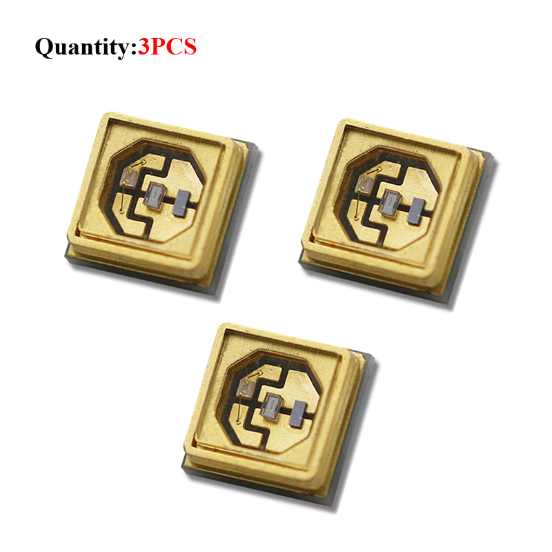 6V UVA UVC LED Chip Lamp Beads Sterilizer UV Light Disinfection Bactericidal Lamp 254nm 365nm 3535 Germicidal Ultraviolet Lamps: 3 Pieces
