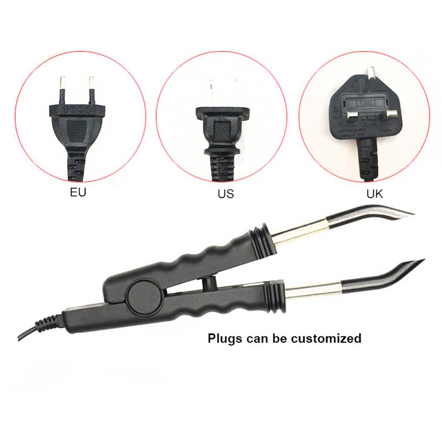 salon hair extension iron keratin bonding tools fusion heat connector machine constant temperature glue connector
