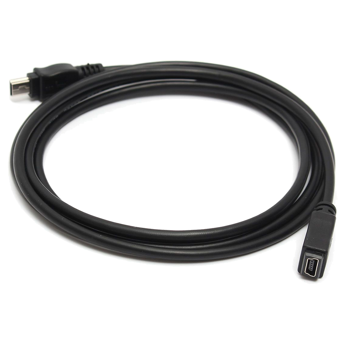1.5M Mini Usb B 5pin Man-vrouw Extension Cable Cord Adapter Black