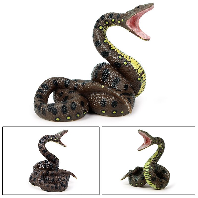 Jouet enfant serpent modèle Simulation Reptile Python géant grand Python Animal sauvage serpent modèle