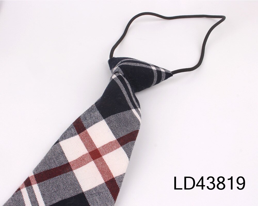 Rubberen stropdassen voor jongens meisjes mode overhemd geruite stropdas kinderen kleine stropdas eenvoudige geruite studentenstropdas voor feeststropdas Gravata: Zwart Groen