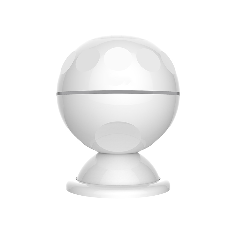 2.4GHz Measure The Light Sensitivity With Magnet Bracket WiFi PIR Motion Sensor With Tuya App And Smartlife: with bracket