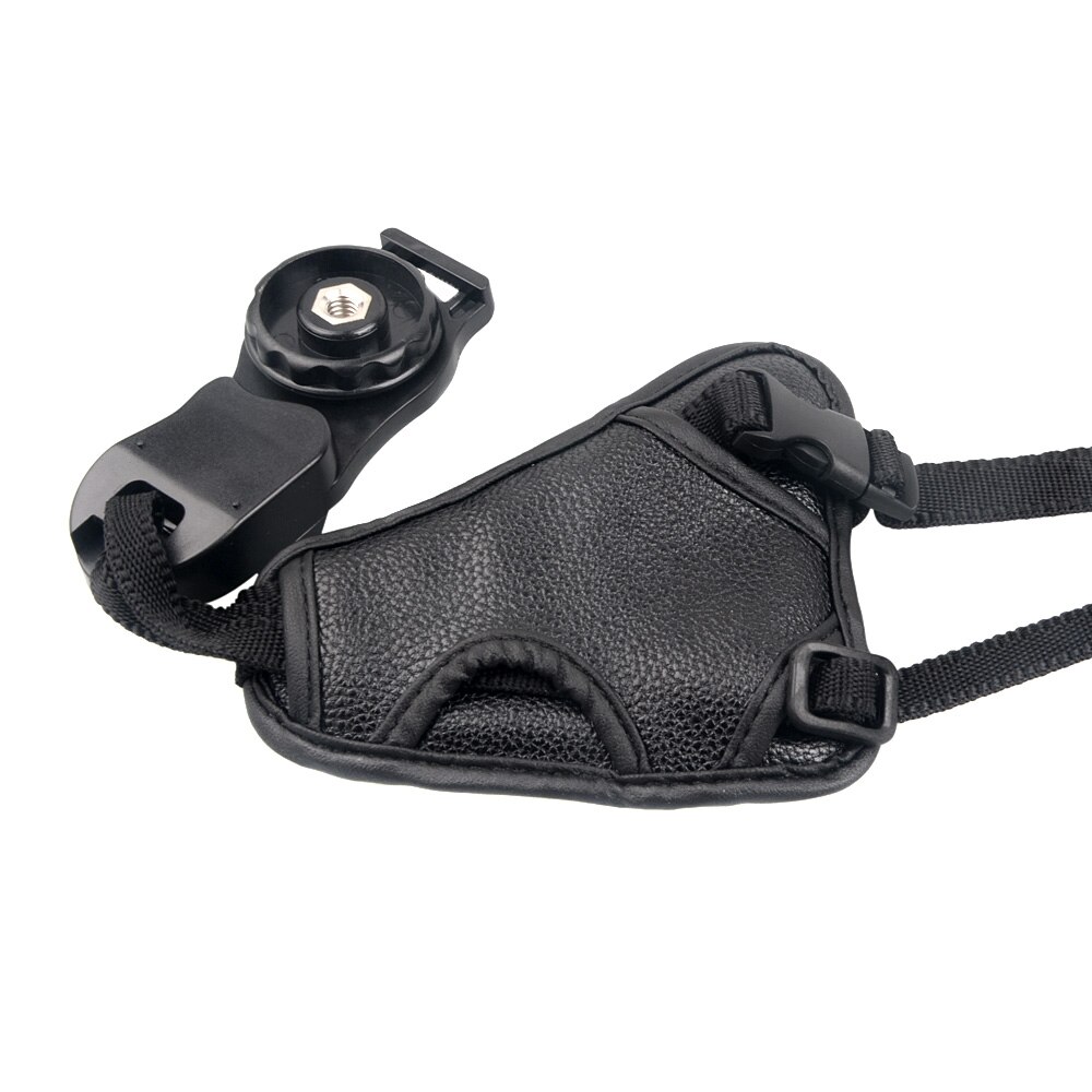 Andoer PU correa de la Cámara de agarre de la mano de cinta/correa de muñeca para Nikon Canon Sony cámara fotográfica DSLR Accesorios