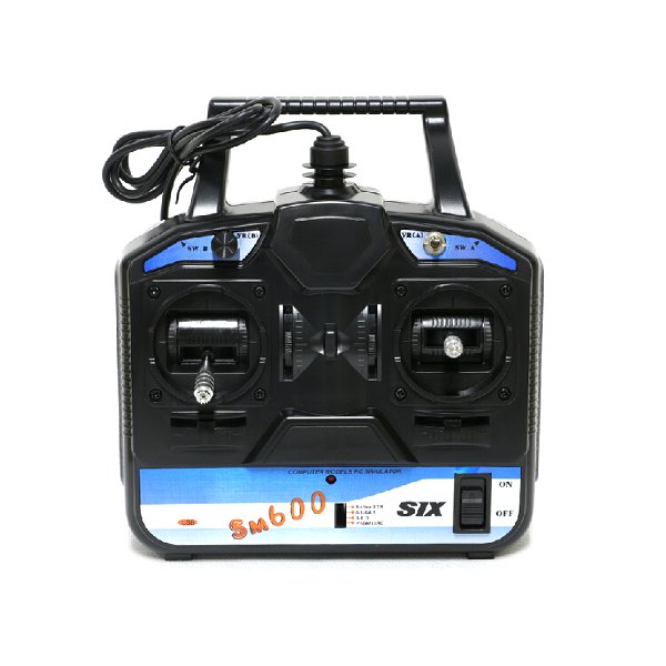 Flysky RC Simulator FS-SM600 6CH USB simulator Ondersteuning G6 G7 XTR FMS Voor 3D Helicopter Vliegtuig mode2