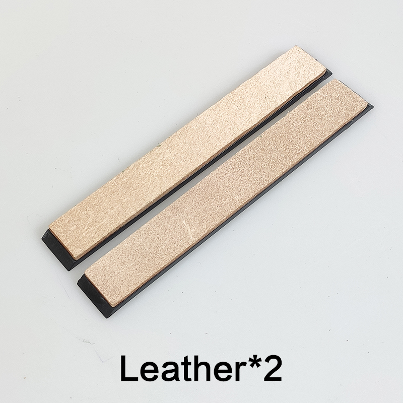 Mes Polish Riem Stropping Lederen Artikel Scherpen Messenslijper Schuren Scheermes Polijsten Plak Compound Slijpen Plakken: 2 leather