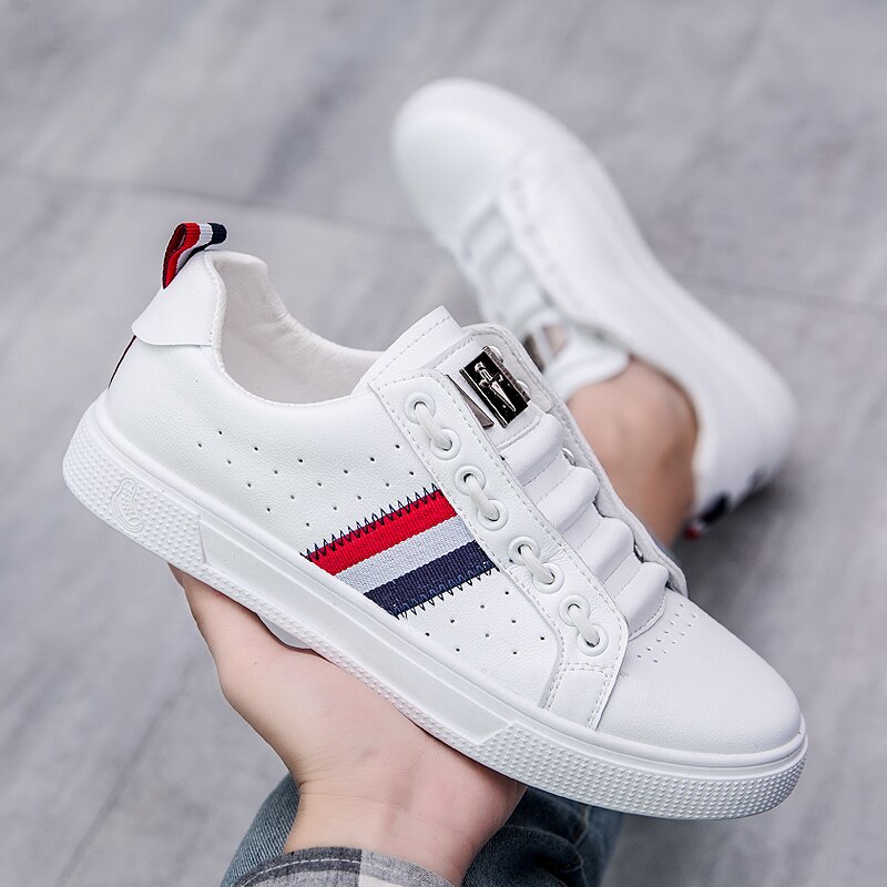 Luozheke lente kleine witte schoenen voor heren boardschoenen koreaanse herfst winter sport vrijetijdsschoenen