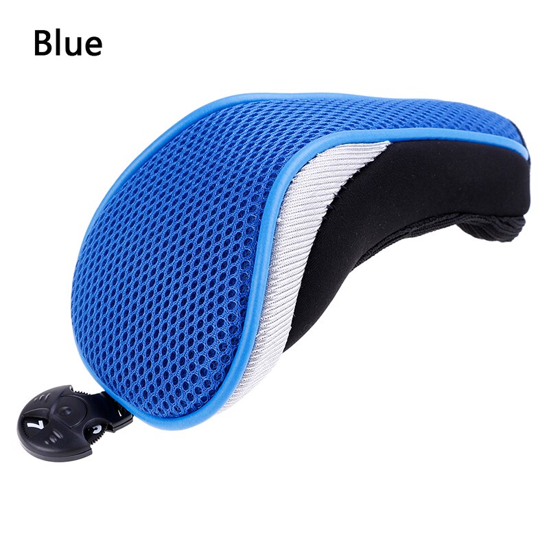 Redning hodet dekker golf beskyttelse sett mesh golf headcover premium golf club hybrid ut headcover utendørs sport: Blå