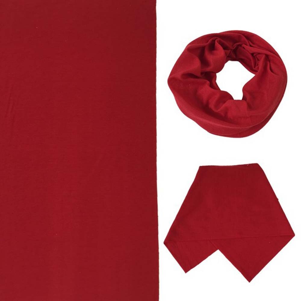 1pc unisex huivi miehille naisten huivi putki huivi huivi pää kasvomaski kaula snood päähineet aktiviteetti maaginen ulkoilu huivi kiinteä: Punainen