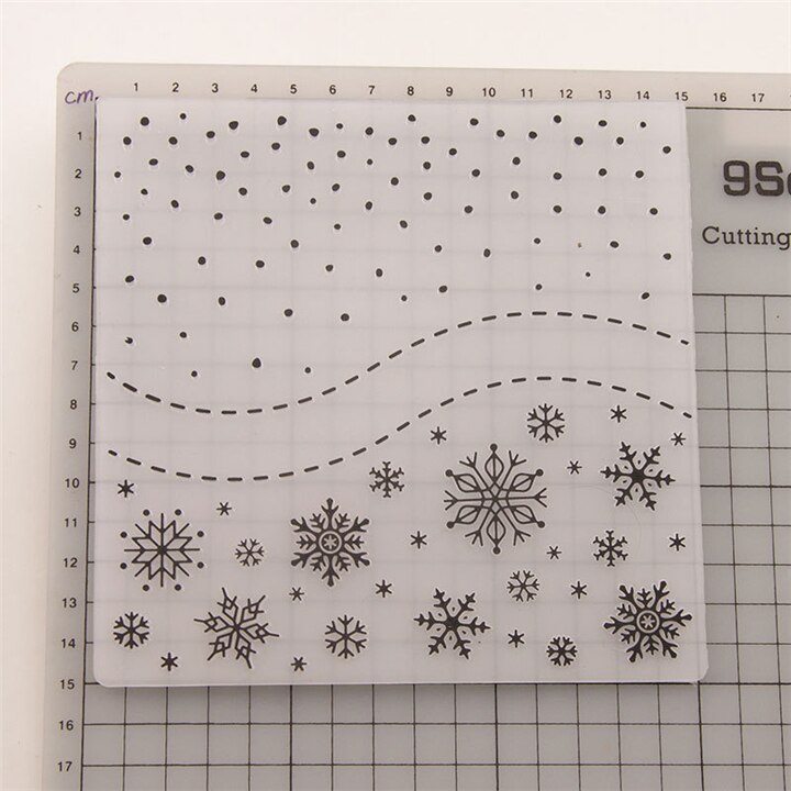 Gabarit de Scrapbook en relief | Bricolage, fabrication de carte, carte artisanale, gabarit de carte plastique, timbre Transparent, décoration de mariage: green