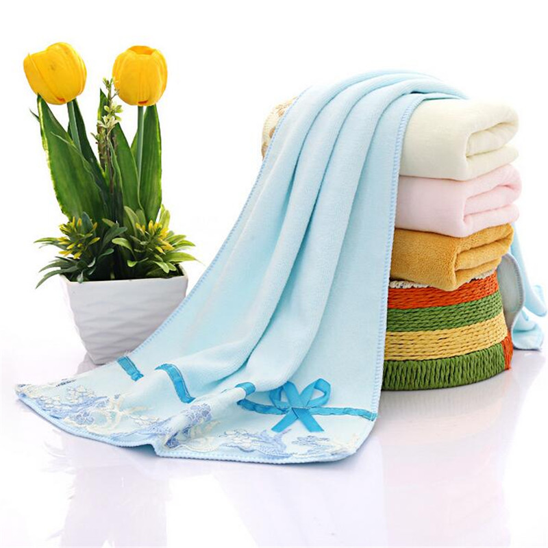 4 farver ansigtshåndklæder 100%  bomuldsstof til voksne badeværelseshåndklæder blondekant højabsorberende toallas mano