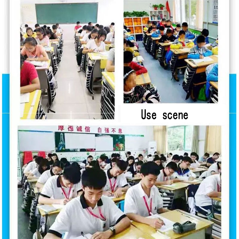 Multi-Pocket Student Table Desk Organizer Storage Book Pens Water Bottle Hanging Bag Organizers Adjustable Magazine organizer