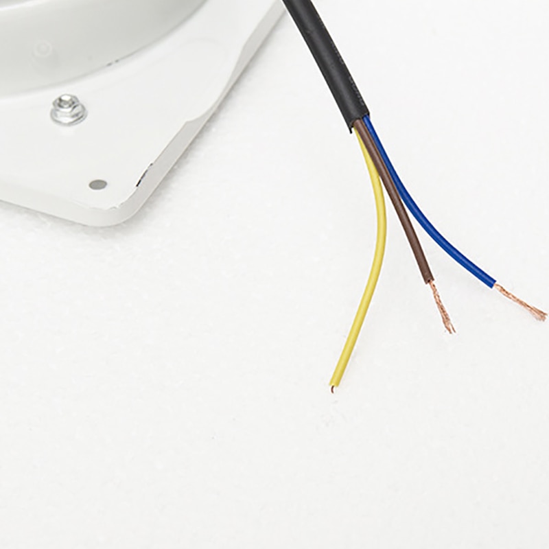 ！-220V Ventilator Extractor Wall Mounted 6 Inch Exhaust Fan Low Noise Home Bathroom Kitchen Garage Air Vent Ventilation