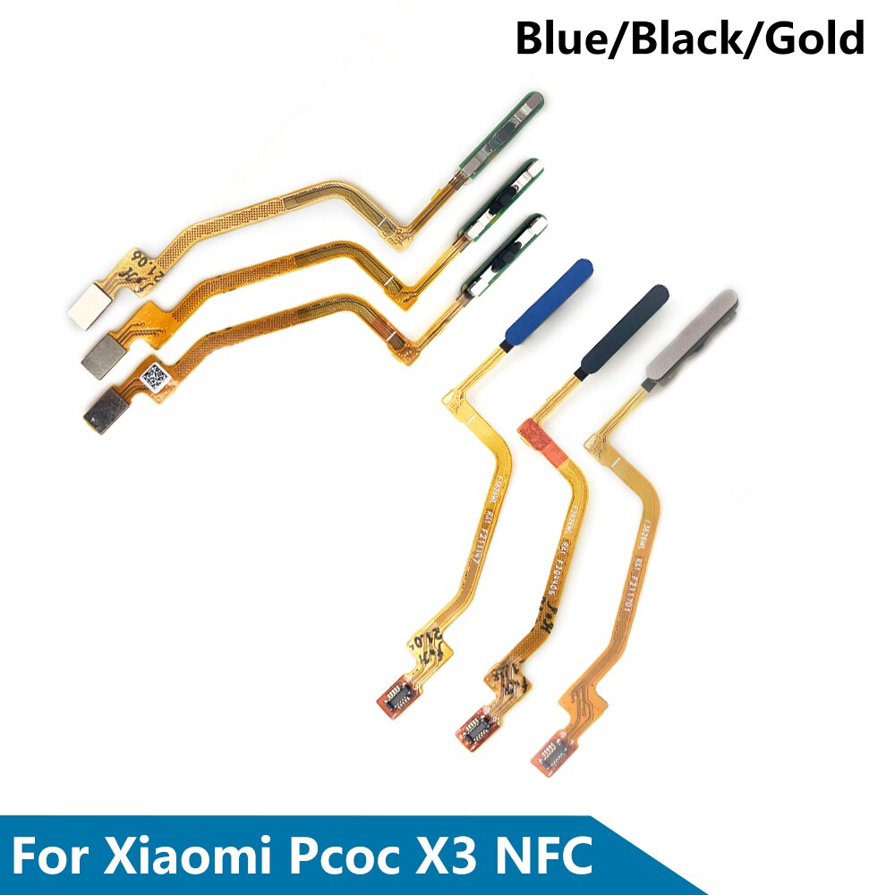 Originale per Xiaomi Poco X3 NFC X3 pro GT Mi 11T pro pulsante casa impronta digitale tocco ID sensore flettere cavo nastro parti di ricambio