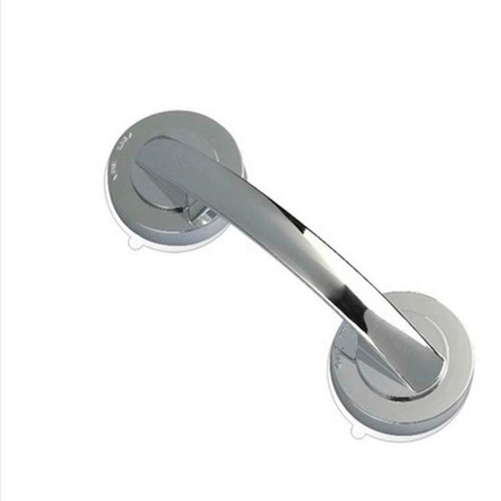 Anti-slip Handrail No Drilling Shower Handle Offers Safe Grip With Suction Cup For Safety Grab In Bathroom Bathtub Glass Door